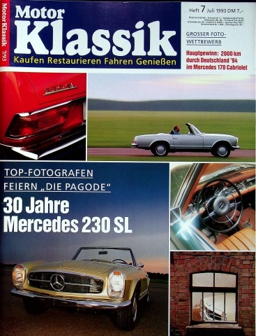 Deckblatt Motor Klassik (07/1993)